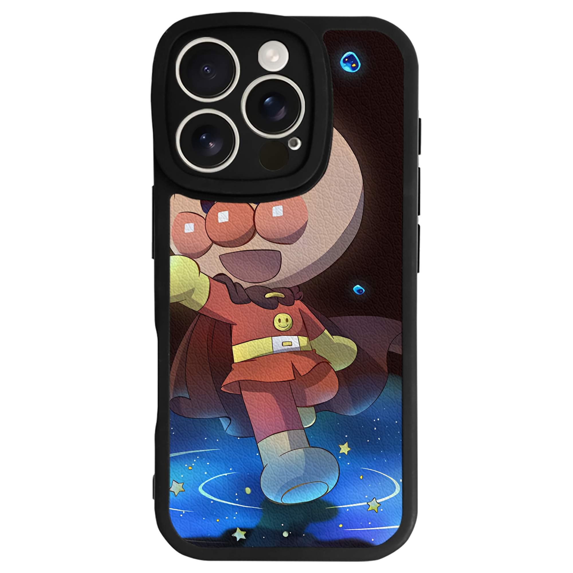 （画像用） アンパンマン Anpanman 【iPhone 16シリーズ対応】シリコンスマホケース（レザー調） 材質：シリコン